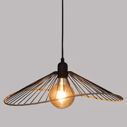 Atmosphera - Suspension métal Alara noir D45 - Noir