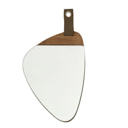The Home Deco Factory - Miroir galet bois 20x30 cm - Marron
