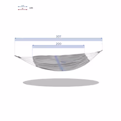 Les douces nuits de Mae 4HAMACYAQULA165175EX, 1500 mm, 2000 mm, 5 mm