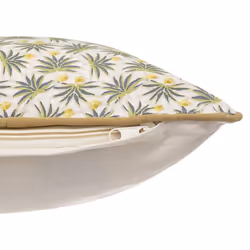 Coussin brodé déhoussable 40x40 Palma tropic
