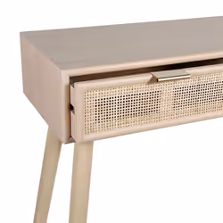 Console 2 tiroirs bois Selma