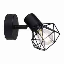 Applique spot orientable Diamont noir