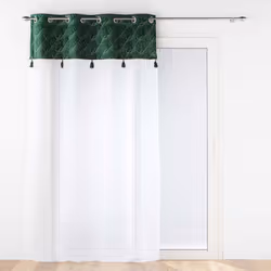 Les douces nuits de Mae 6VOILAPALMVE1627258X, Transparent, 2400 mm, 1400 mm