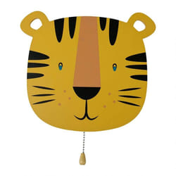 Ostaria - Applique murale bois tigre led - Jaune