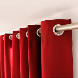 Rideau occultant thermique 140x240 Guimauve rouge