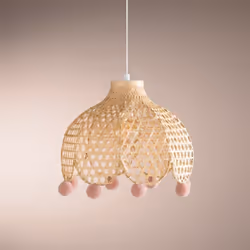 Atmosphera - Suspension bambou campagne D28 - Beige