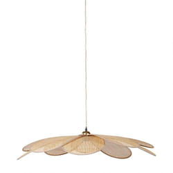 Ostaria - Suspension bambou Margaux m naturel D90 - Beige