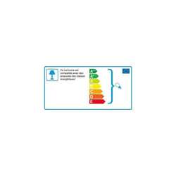 Ostaria - Suspension cylindrique Biloba D40 - Blanc