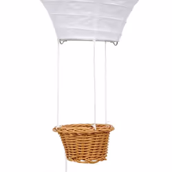 Ostaria - Suspension papier fanions D30 - Blanc