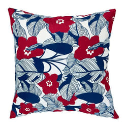 Ostaria - Housse de coussin 40x40 cm Hippie - Bleu