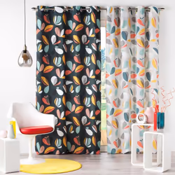 Les douces nuits de Mae 6RIDEAPAFLVR1609991X, 2400 mm, 1400 mm