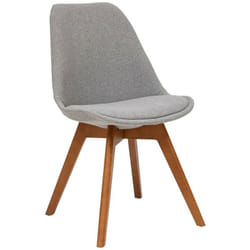 Chaise scandinave Baya vintage gris