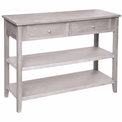 Découvrez cette console 2 tiroirs charme naturel qui prendra place dans votre intérieur contemporain avec une touche de charm ...
