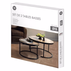 Les douces nuits de Mae 2TABBA2XJOYAX151354X Table à café, latérale et de salon