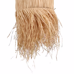 Fornord - Suspension Lungo raphia franges H60 - Beige