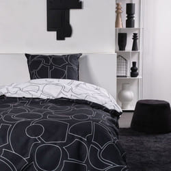 Housse de couette 140x200 Sunshine 13.6 + taie 100% coton 57 fils