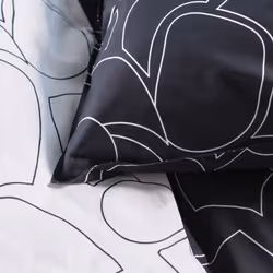 Housse de couette 140x200 Sunshine 13.6 + taie 100% coton 57 fils