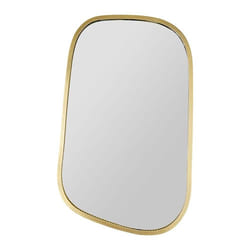 Ostaria - Miroir métal doré organique - Or