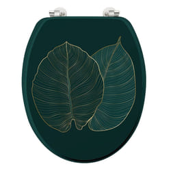 Douceur D'intérieur - Abattant wc mdf charnières métal Jade - Vert