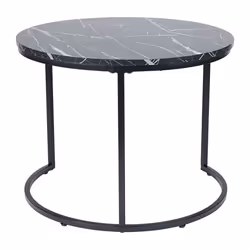 Lot de 2 tables basses gigognes Lima