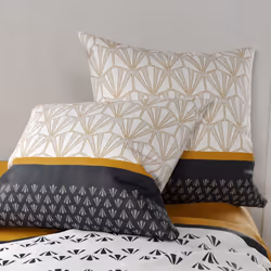 Housse de couette 240x220 Rizzo + 2 taies coton 57 fils