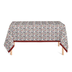 Atelier Du Coton - Nappe rectangulaire 150x250 cm Warmy - Rouge