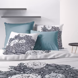 Les douces nuits de Mae 1HC240AVAMBIX804100X housse de couette 260 x 240 cm