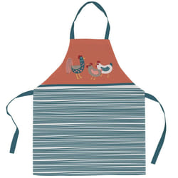 Tablier avec sangle ajustable 80x85 cm Poule ou Coq coton