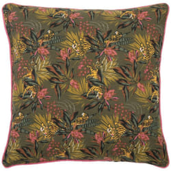 Atmosphera - Coussin réversible Tropical boudoir 40x40 cm