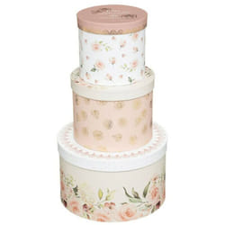 Atmosphera - Lot de 3 boites rondes Princesse
