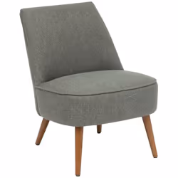 Ce joli fauteuil Gary coloris kaki tout en rondeur s'intégrera à votre intérieur aux tendances aussi bien vintage que contemp ...