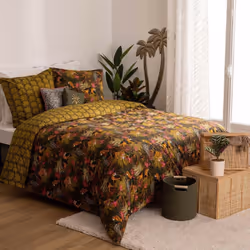 Transformez l'ambiance de votre chambre avec cette superbe housse de couette 3 pièces Boudoir pour lit 2 personnes fabriquée  ...