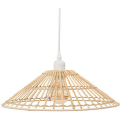 Atmosphera - Suspension cône en bambou naturel