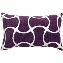 Changez de déco en changeant simplement de housse avec la housse de coussin chenille 30x50cm JENI . Douceur et brillance grâc ...
