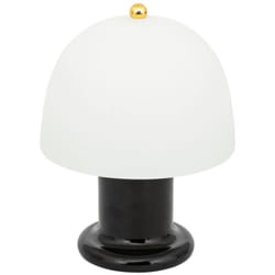 Atmosphera - Lampe led haut 21 cm verre noir