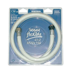 Mistral - Tuyau gaz butane propane à visser - 1.5 m