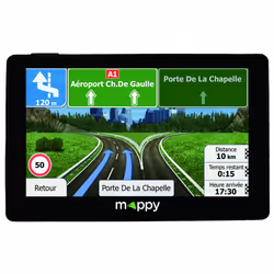 Mappy Ulti X585 Camp, Anglais, Français, Interne, Europe de l'est, Europe de l'ouest, 12,7 cm (5"), 480 x 272 pixels, TFT