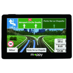 Mappy Ulti X585 Camp navigateur Fixé 5" TFT Écran tactile Noir