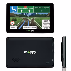 Mappy Ulti X585 Camp navigateur Fixé 5" TFT Écran tactile Noir