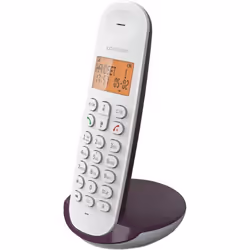 Logicom Téléphone fixe DECT ILOA 150 SOLO Aubergine
