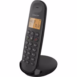 Téléphone sans fil LOGICOM Iloa Solo Répondeur Noir