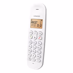 Téléphone sans fil LOGICOM Iloa Solo Répondeur Blanc