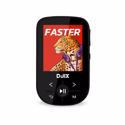 D-Jix C100 lecteur et enregistreur MP3/MP4 Lecteur MP3 8 Go Noir