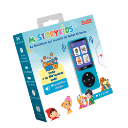 D-Jix M-StoryKids Lecteur MP3 Couleur aqua, Noir