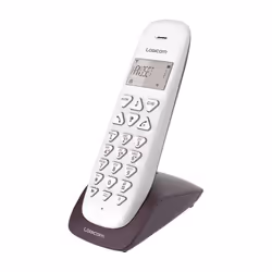 Logicom VEGA 155T, Téléphone DECT, Combiné sans fil, 20 entrées, aubergine