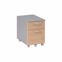 Le caisson mobile Jazz est le mobilier de rangement complémentaire idéal pour ranger vos dossiers et accessoires. Caisson mob ...