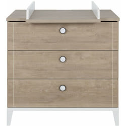 Ensemble Commode 3 tiroirs + Plan à langer