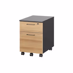 Le caisson mobile Jazz est le mobilier de rangement complémentaire idéal pour ranger vos dossiers et accessoires. Caisson mob ...