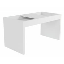 Beaux Meubles Pas Chers - Table Basse Rectangle 68 cm Blanche