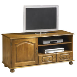 Beaux meubles pas chers 5639AR Support TV et centre de divertissement 2 tiroir(s) 2 étagères